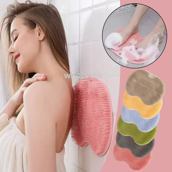 Silicone Back Scrubber - Exfoliating Shower Brush