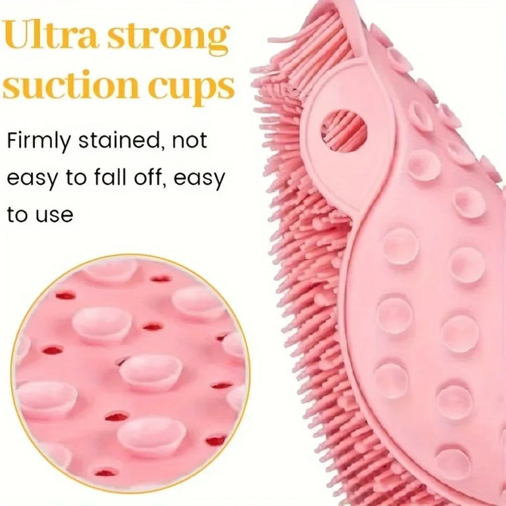 Silicone Back Scrubber - Exfoliating Shower Brush