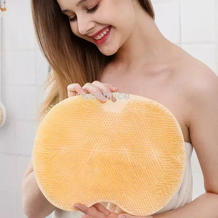 Silicone Back Scrubber - Exfoliating Shower Brush