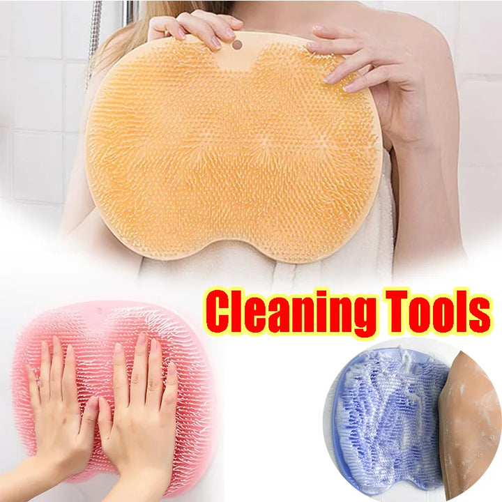 Silicone Back Scrubber - Exfoliating Shower Brush